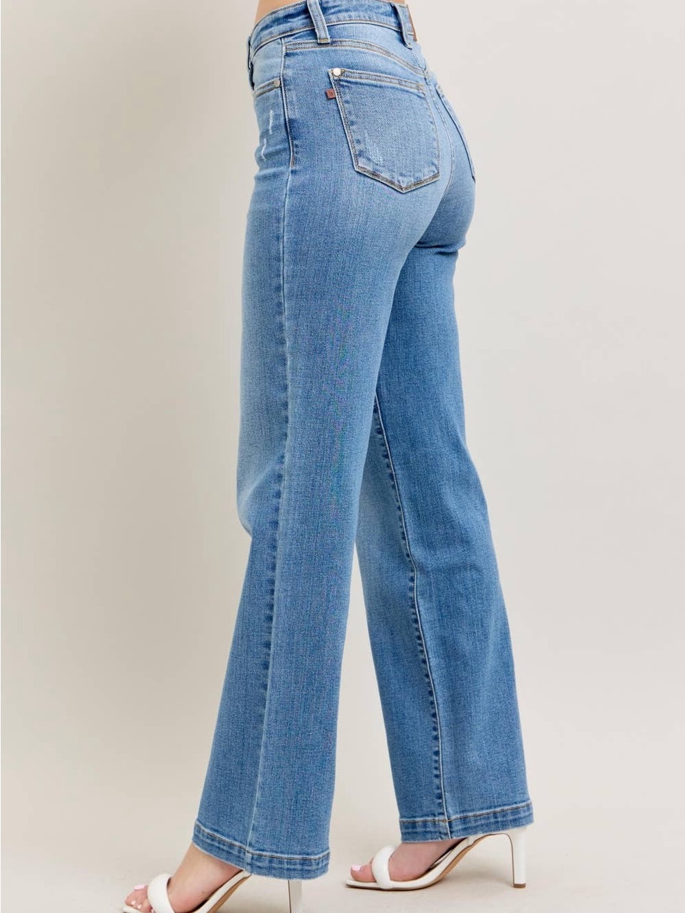 Judy Blue High Waisted Trouser Straight Fit
